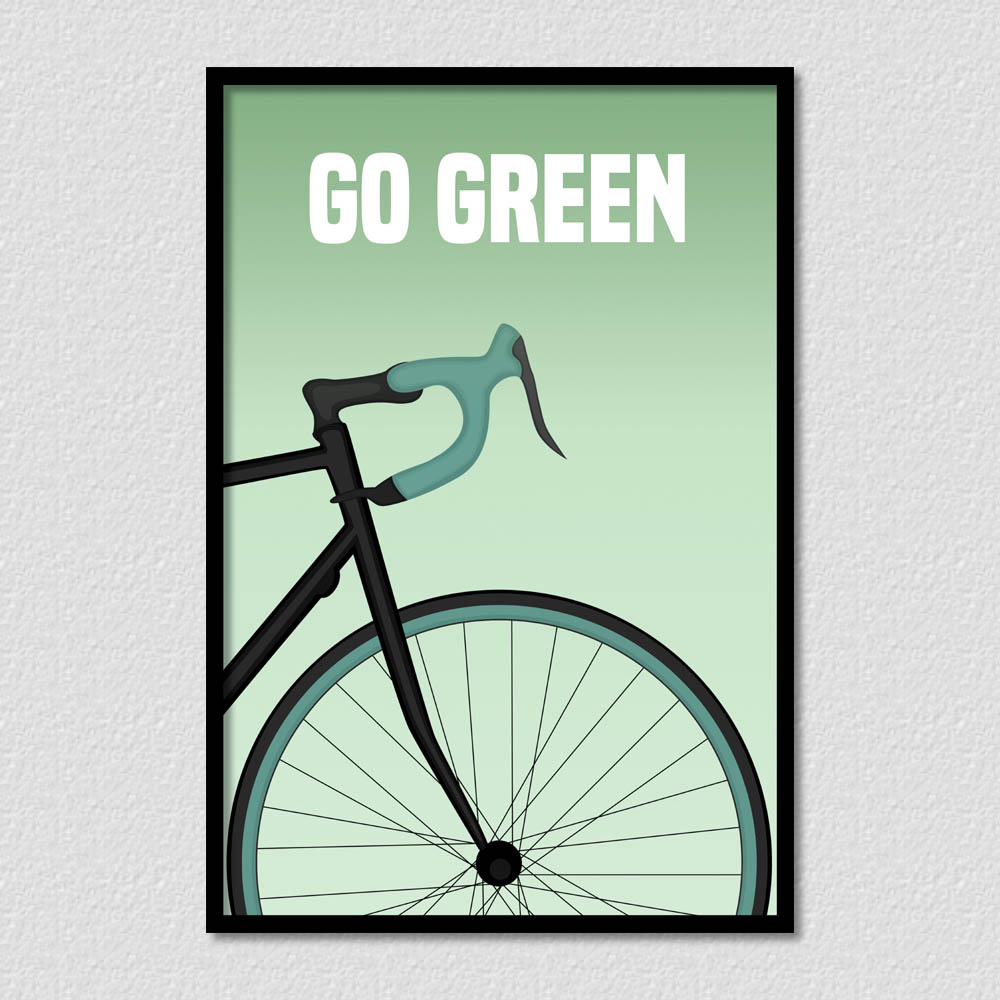 Go Green Poster - Poster