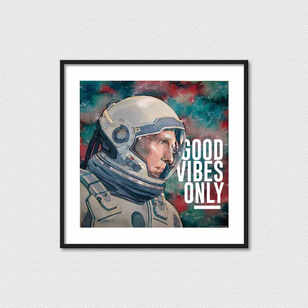 Good Vibes Astronaut - Poster