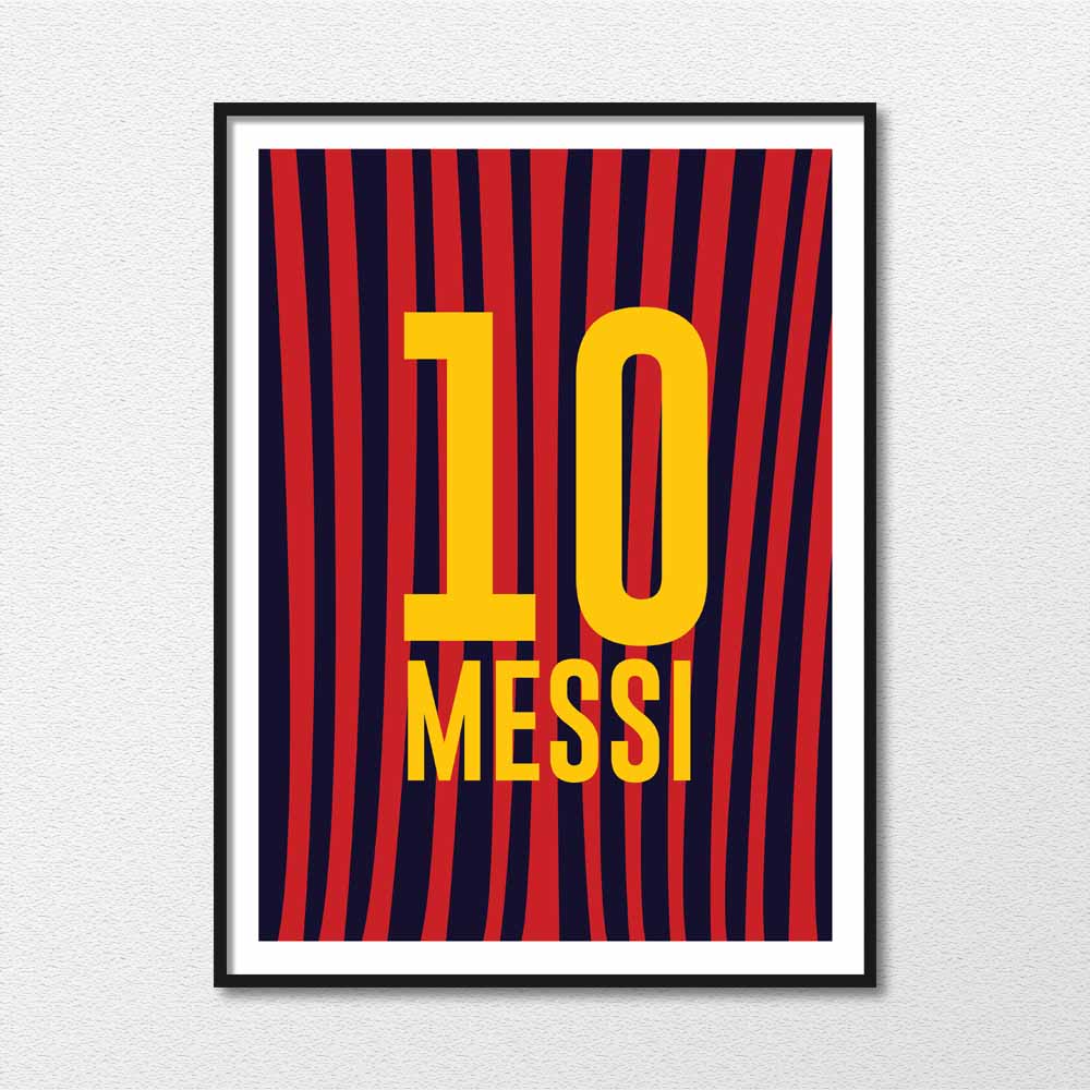 Messi Jersey Poster - Poster